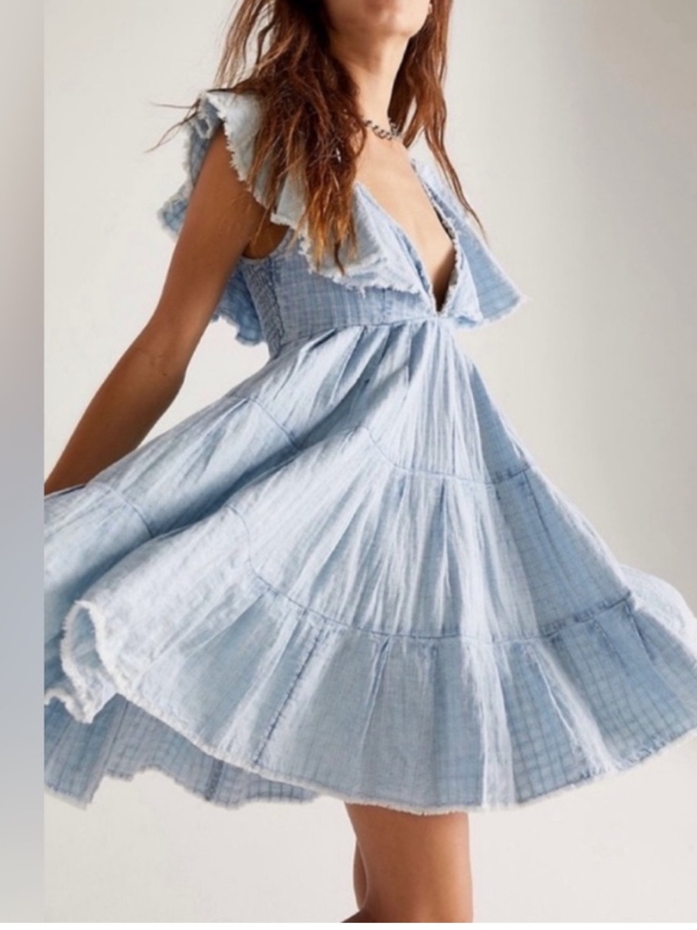 Free People Undone Mini Dress  M